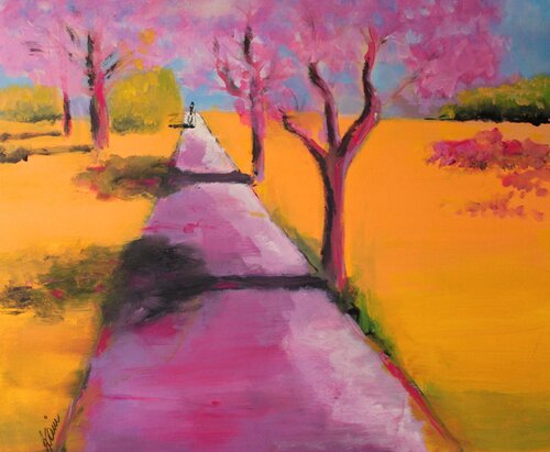 My garden overflows by Petra Kaindel, Painting for Sale on Select