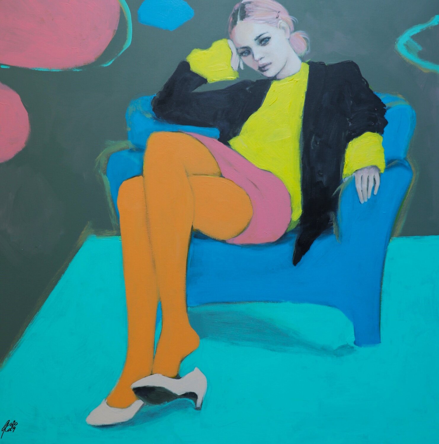 IF YOU STAYED Petra Kaindel Original painting for sale