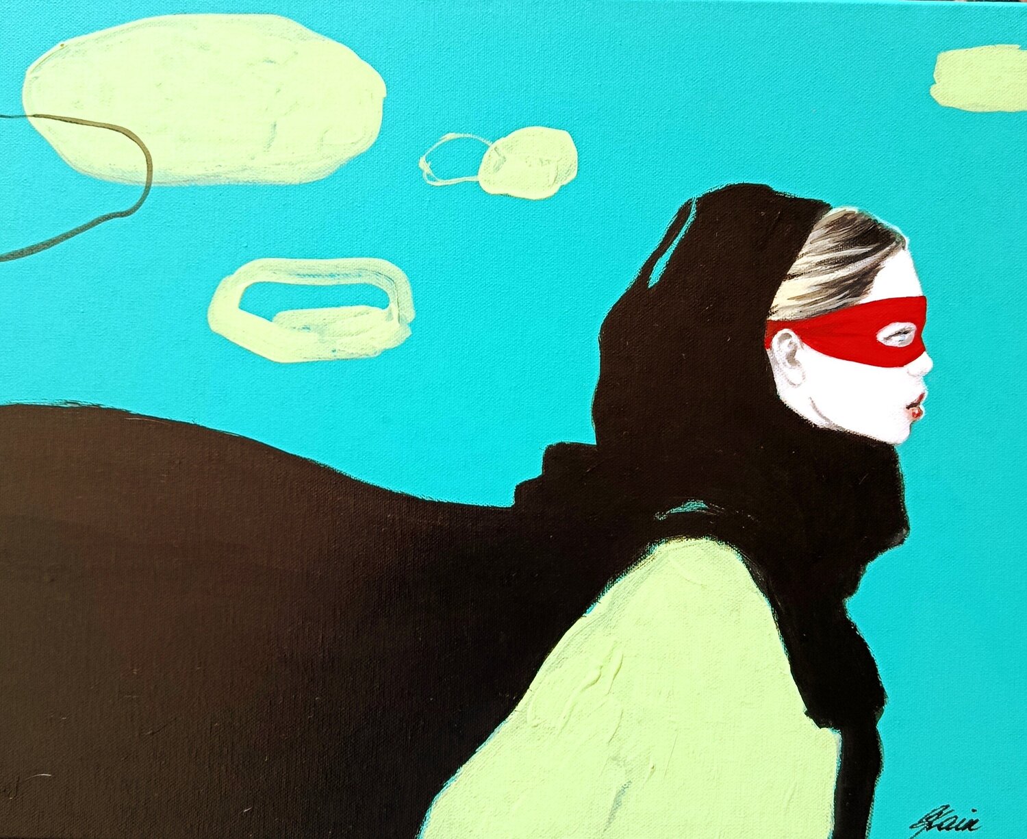 ES GIBT VIEL ZU TUN Petra Kaindel Original painting for sale