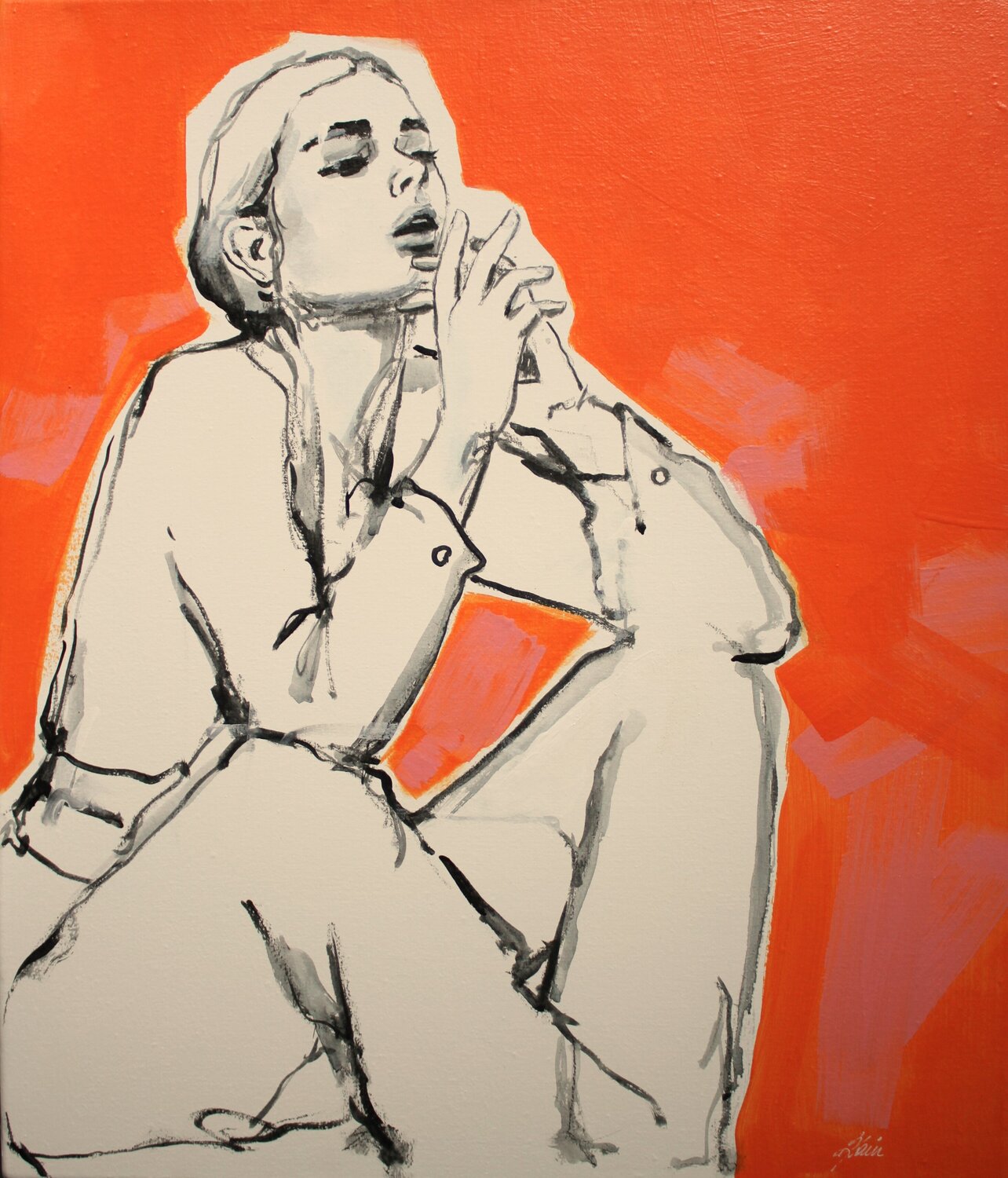It's MY life! Petra Kaindel Original painting for sale