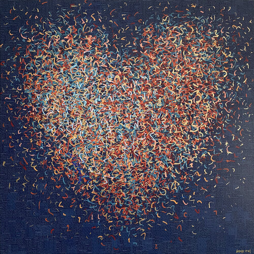 Indigo Nightfall Optimist by George Hall, Painting for Sale on Select