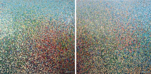 Magic Garden Duo by George Hall, Painting for Sale on Select