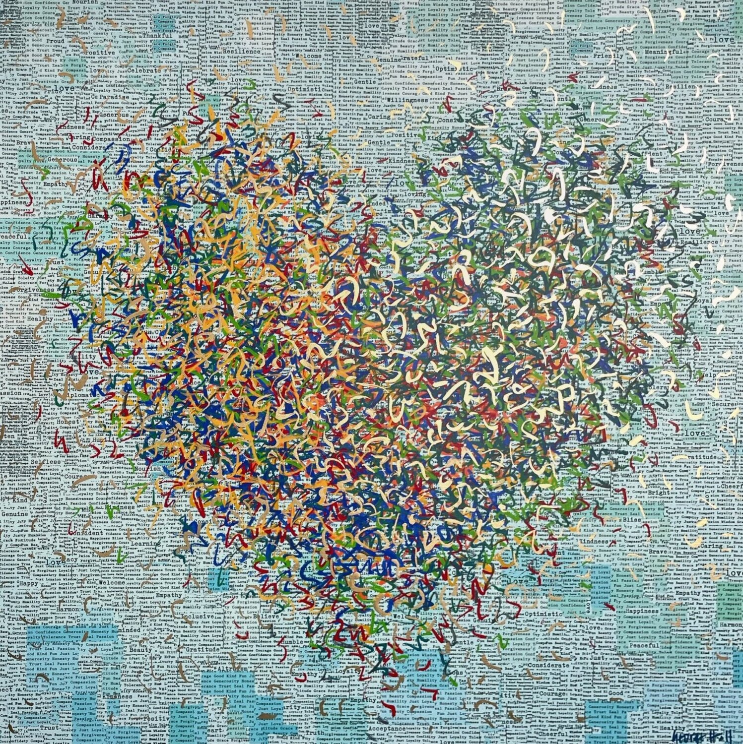 Tranquil Optimist George Hall Original painting for sale