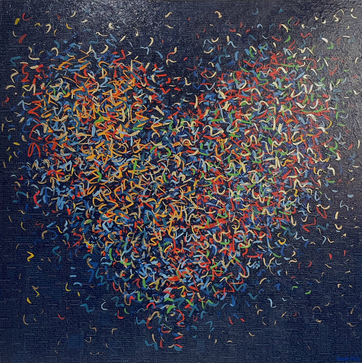 Indigo Night Optimist George Hall Original painting for sale