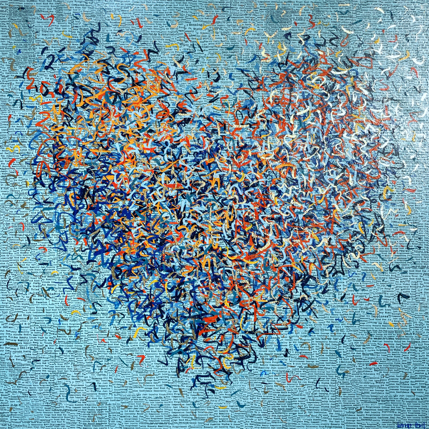 Clear Optimist George Hall Original painting for sale