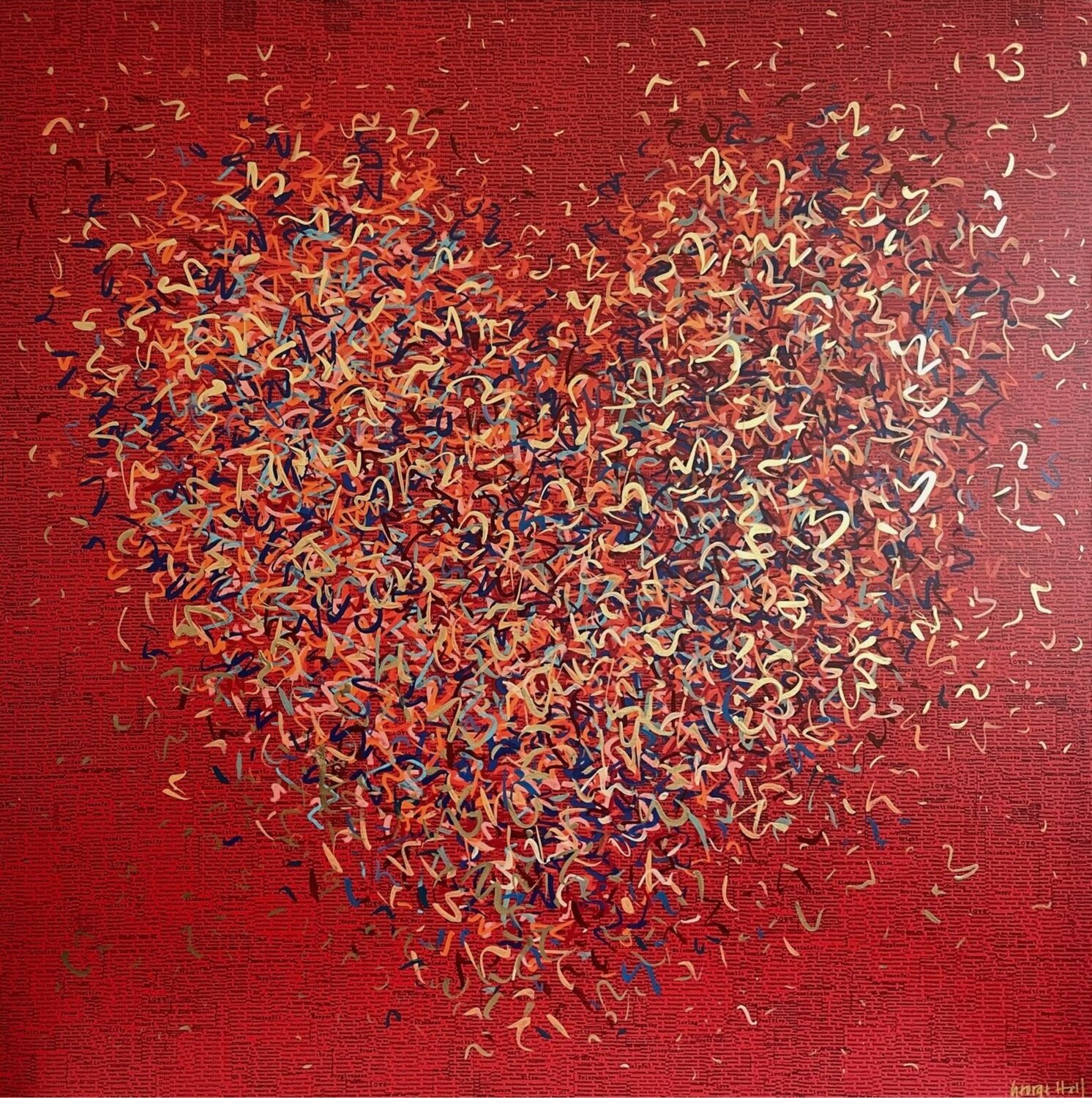 Icon Optimist George Hall Original painting for sale
