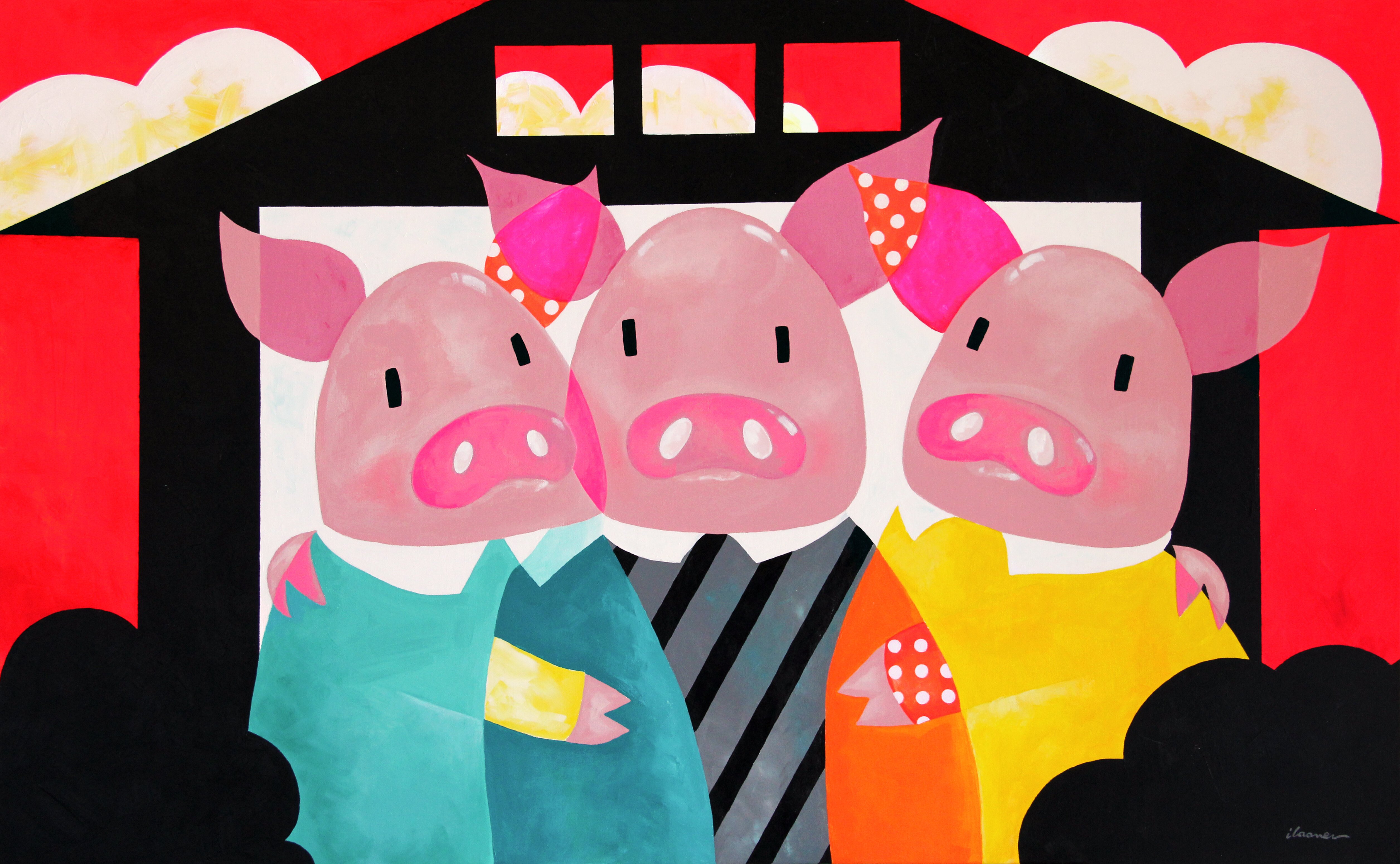 Topic Pigs paintings
