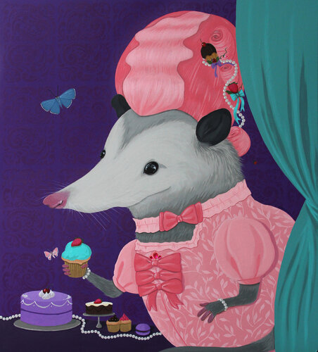 Let Them Eat Cake by Ilaamen Pelshaw, Painting for Sale on Select