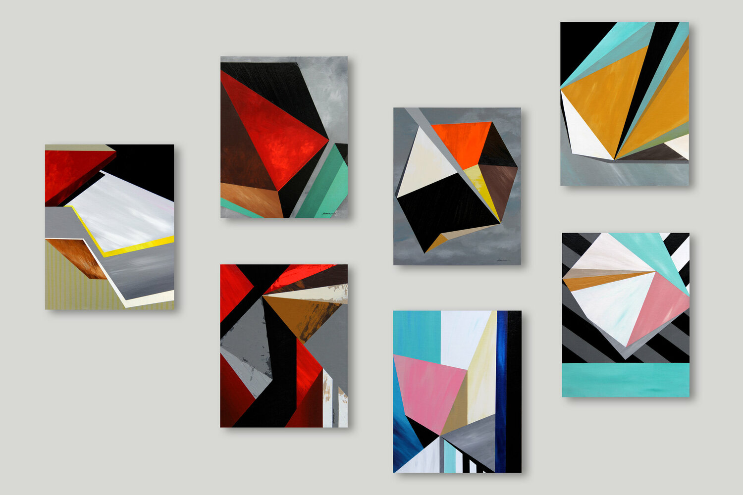 Geometric Series Ilaamen Pelshaw Original painting for sale