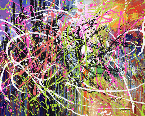 Positive Energy by Leon Devenice, Painting for Sale on Select