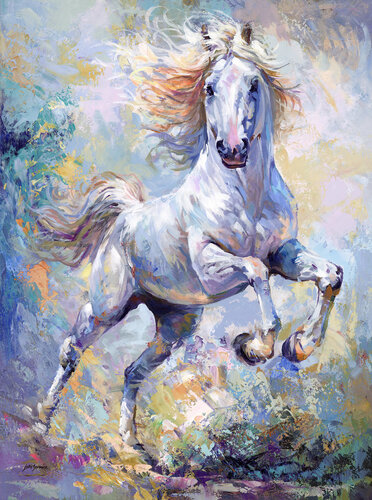 Majestic Horse by Leon Devenice, Painting for Sale on Select