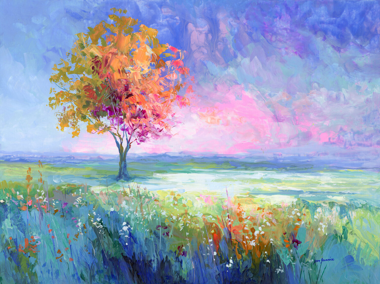 Spring Radiance Leon Devenice Original painting for sale