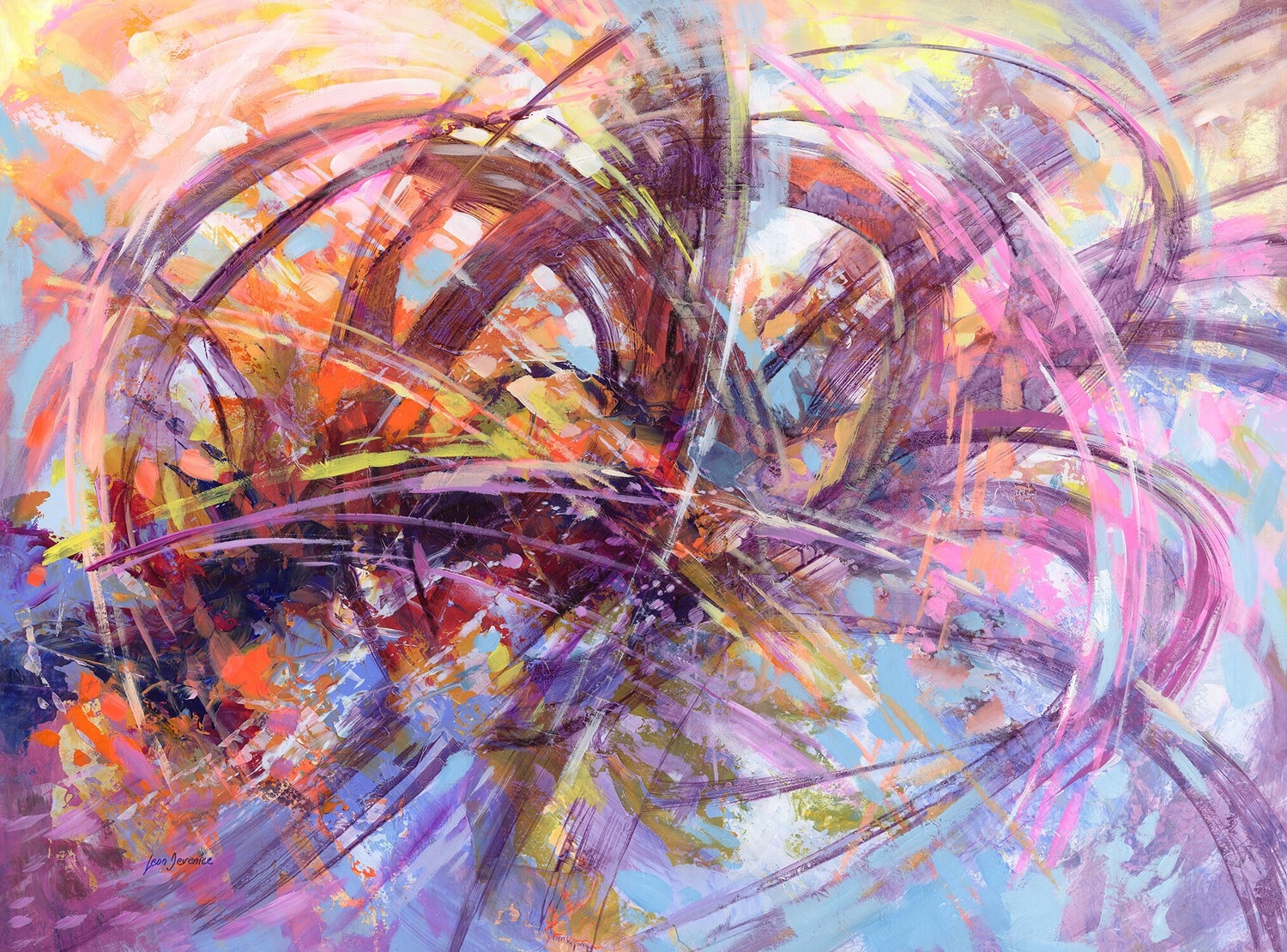 No Regrets Leon Devenice Original painting for sale