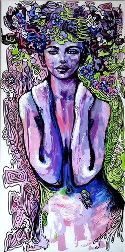 "Сhloe II" by Elena Kraft, Painting for Sale on Select