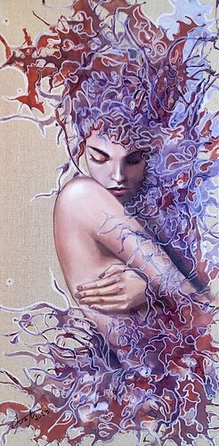 "DELICATE BEAUTY" by Elena Kraft, Painting for Sale on Select