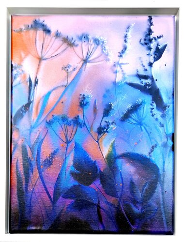 "FOGGY SUNRISE I" by Elena Kraft, Painting for Sale on Select