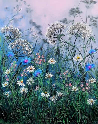 "FLOWER DREAM" by Elena Kraft, Painting for Sale on Select