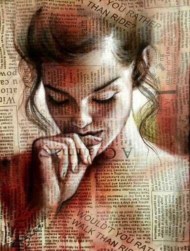 " Le Charme" by Elena Kraft, Painting for Sale on Select