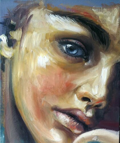 "Anais" by Elena Kraft, Painting for Sale on Select