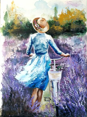 " PROVENCE SUMMER" by Elena Kraft, Painting for Sale on Select