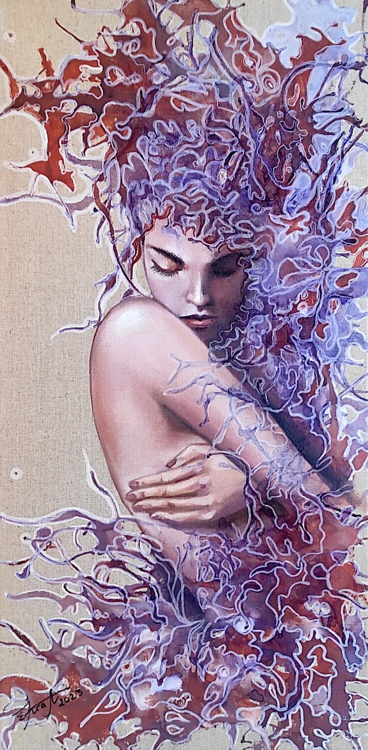 "DELICATE BEAUTY" Elena Kraft Original painting for sale