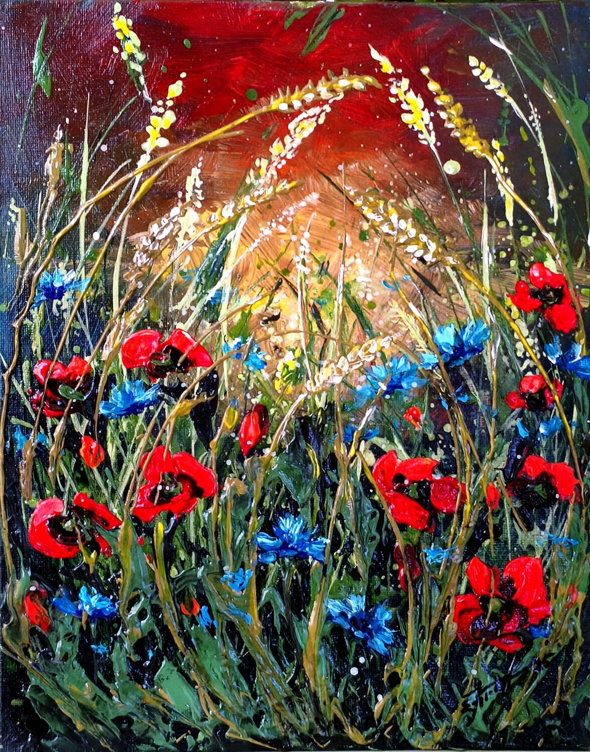 "Breath of Summer" Elena Kraft Original painting for sale