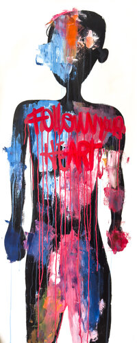 Follow your Heart (your art) by Carlos Pun, Painting for Sale on Select