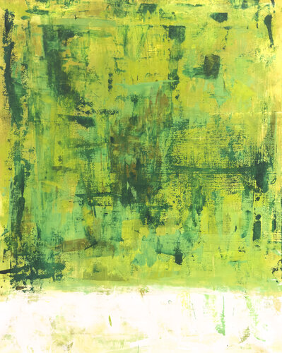 Esmerald beach - abstract neon series by Carlos Pun, Painting for Sale on Select