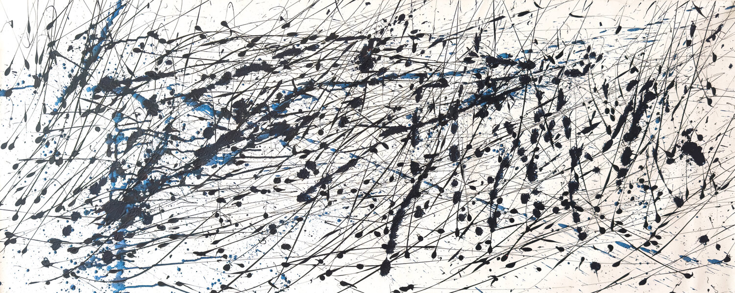 Abstract Expressionism Cosmic Entanglement 2013 series Carlos Pun Original painting for sale