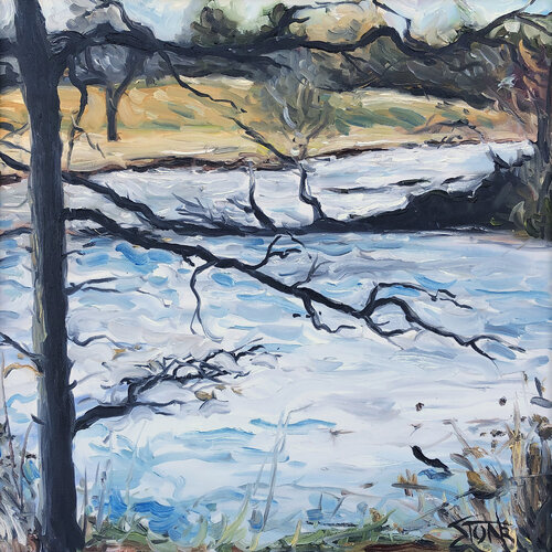 Dormant Tree by Bill Stone, Painting for Sale on Select