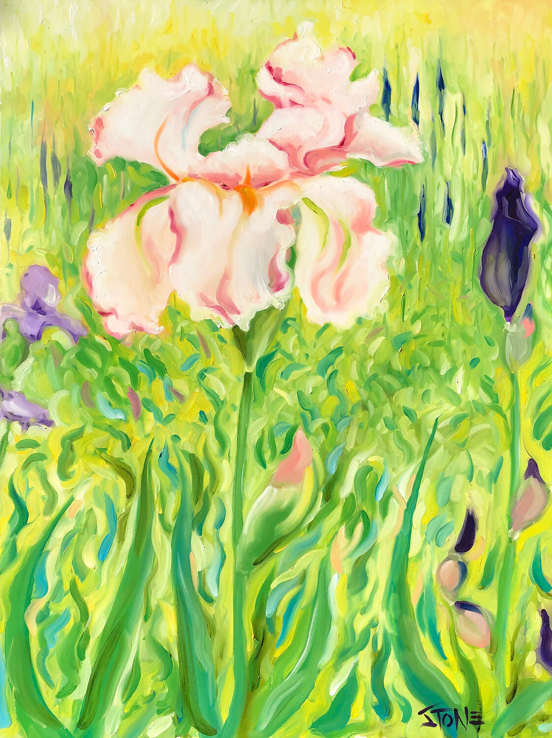 Big Pink Bill Stone Original painting for sale