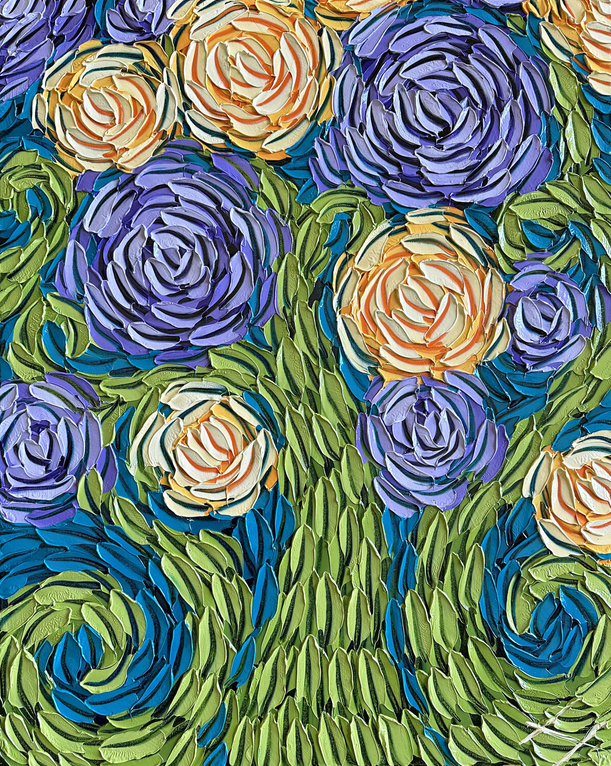Flourish 2 Bill Stone Original painting for sale
