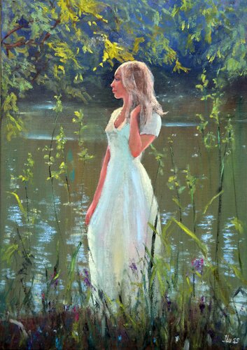 Serene Adagio by Elena Lukina, Painting for Sale on Select