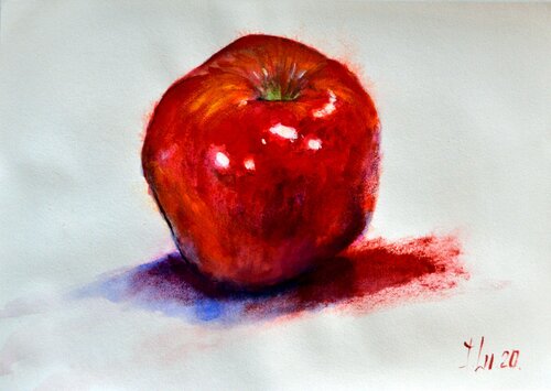 Red Accent by Elena Lukina, Painting for Sale on Select