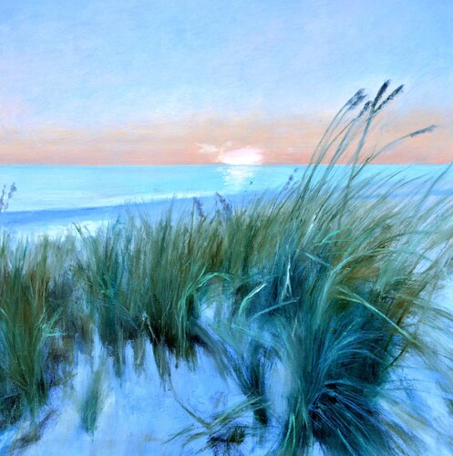 5 Waiting for the Tide by Elena Lukina, Painting for Sale on Select