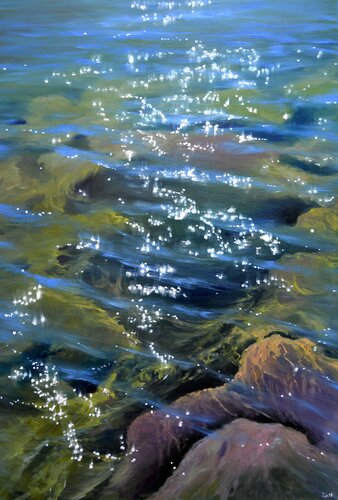 The Luminous Flux by Elena Lukina, Painting for Sale on Select