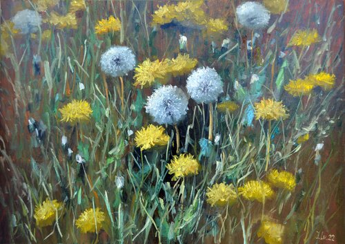 The Rhythm of Ethereal Structures by Elena Lukina, Painting for Sale on Select