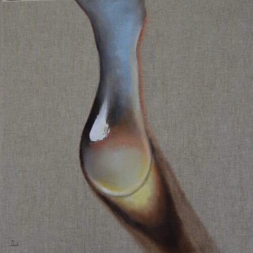 Liquid Gold by Elena Lukina, Painting for Sale on Select