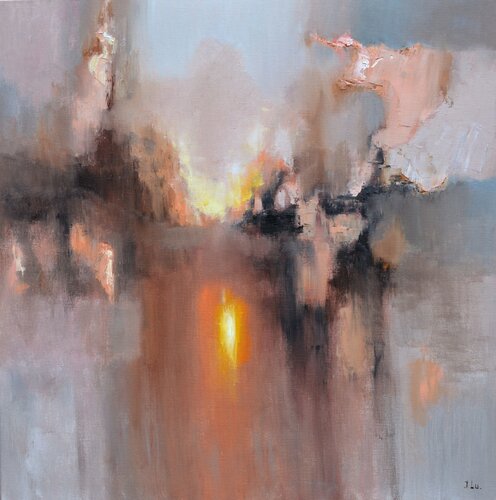 The Golden Echo by Elena Lukina, Painting for Sale on Select
