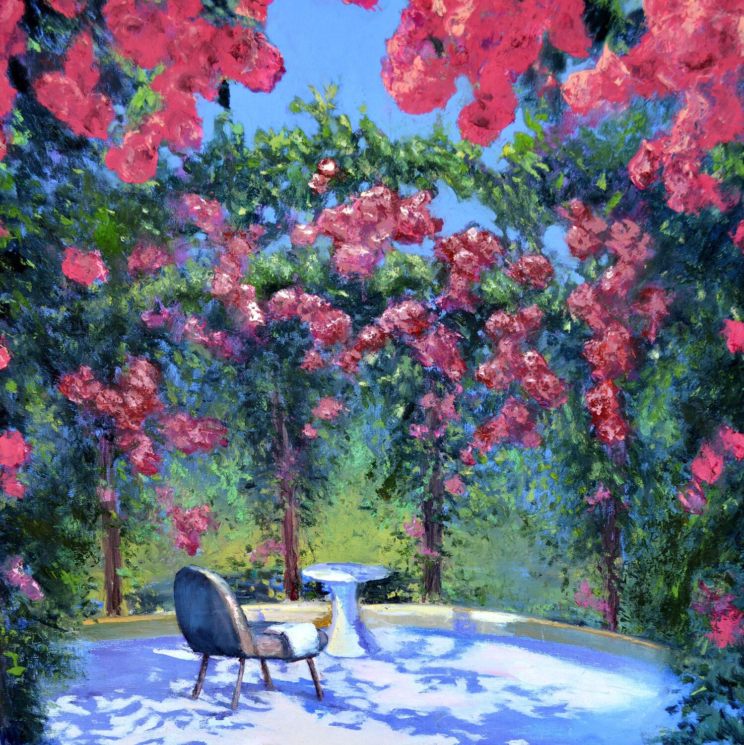 8 Inner Garden Elena Lukina Original painting for sale