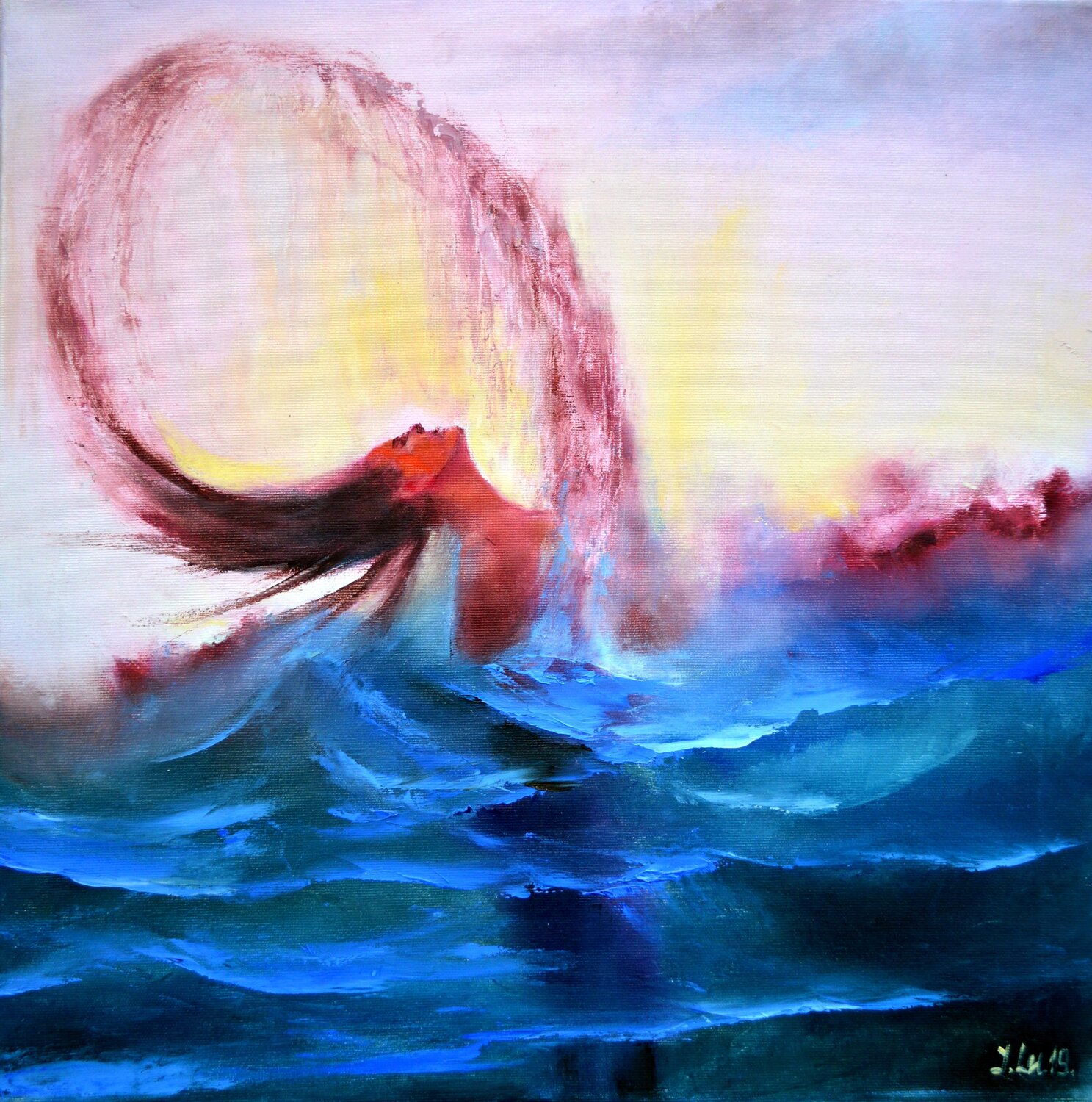 The Cycle of Vitality Elena Lukina Original painting for sale
