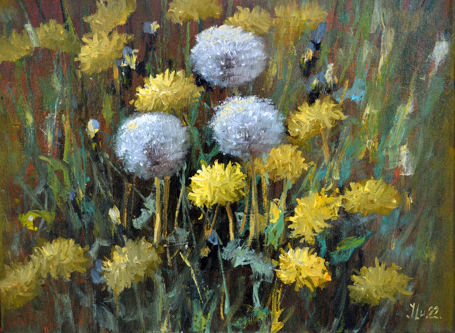 The Silent Order of Transitions Elena Lukina Original painting for sale