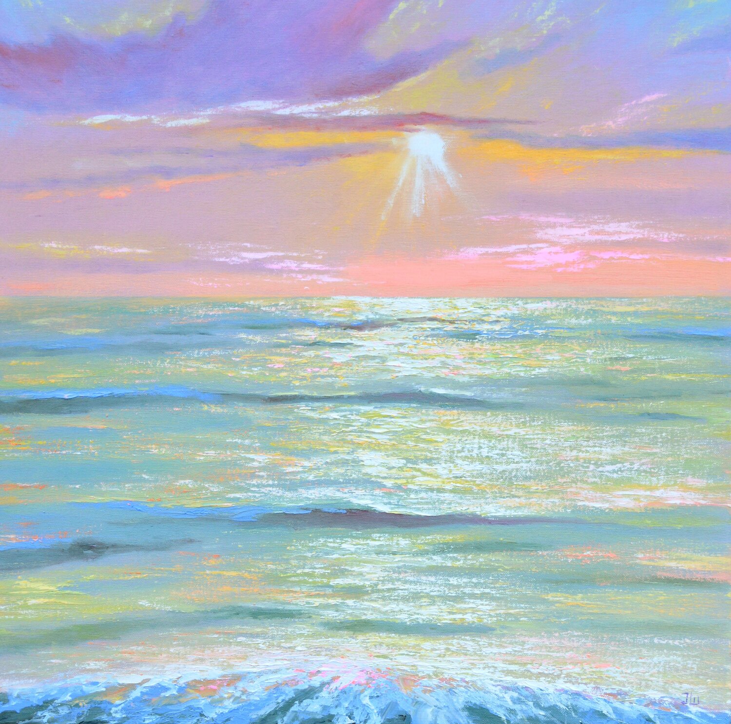 The Final Glow Elena Lukina Original painting for sale