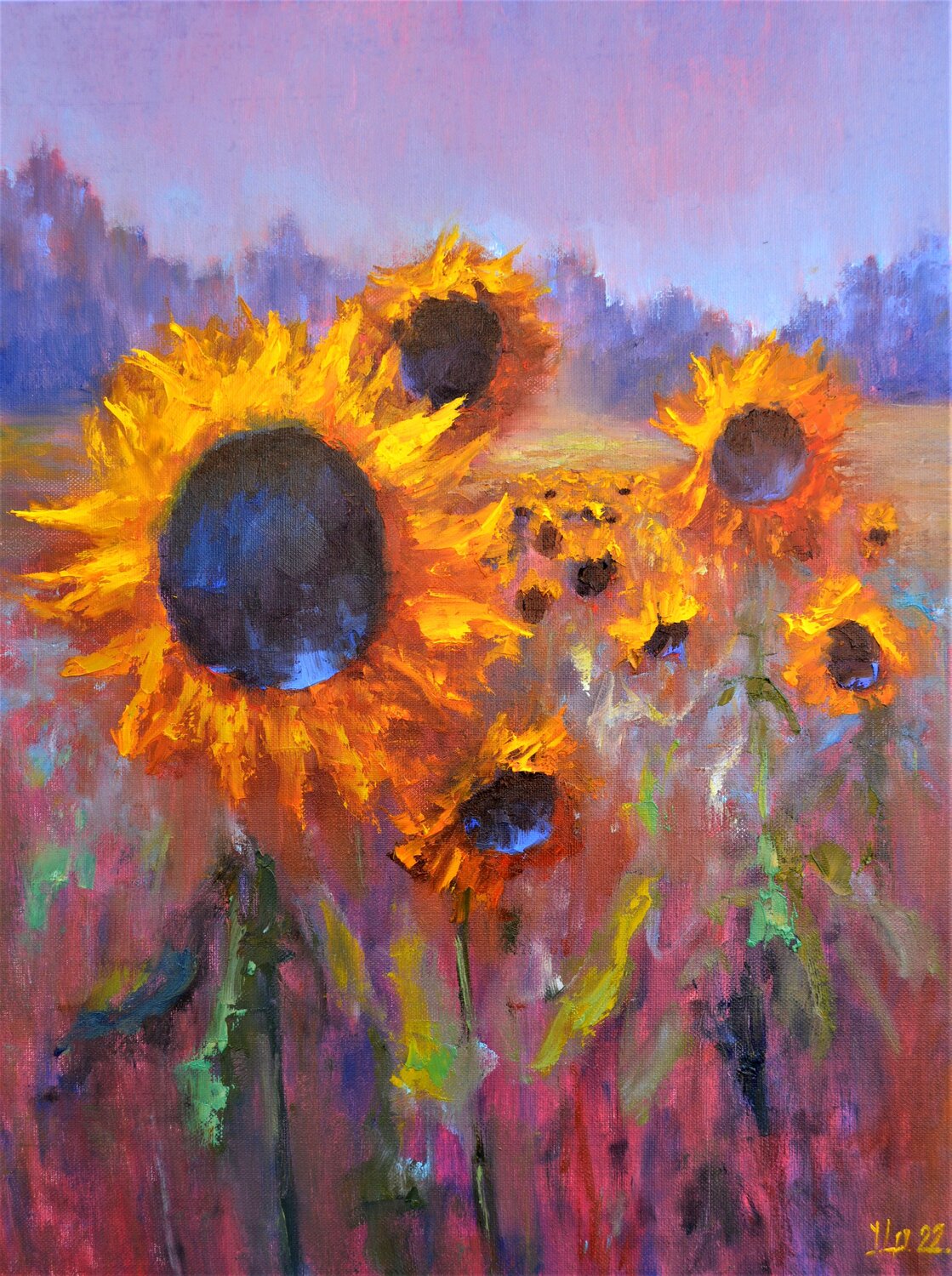 Radiant Vitality Elena Lukina Original painting for sale