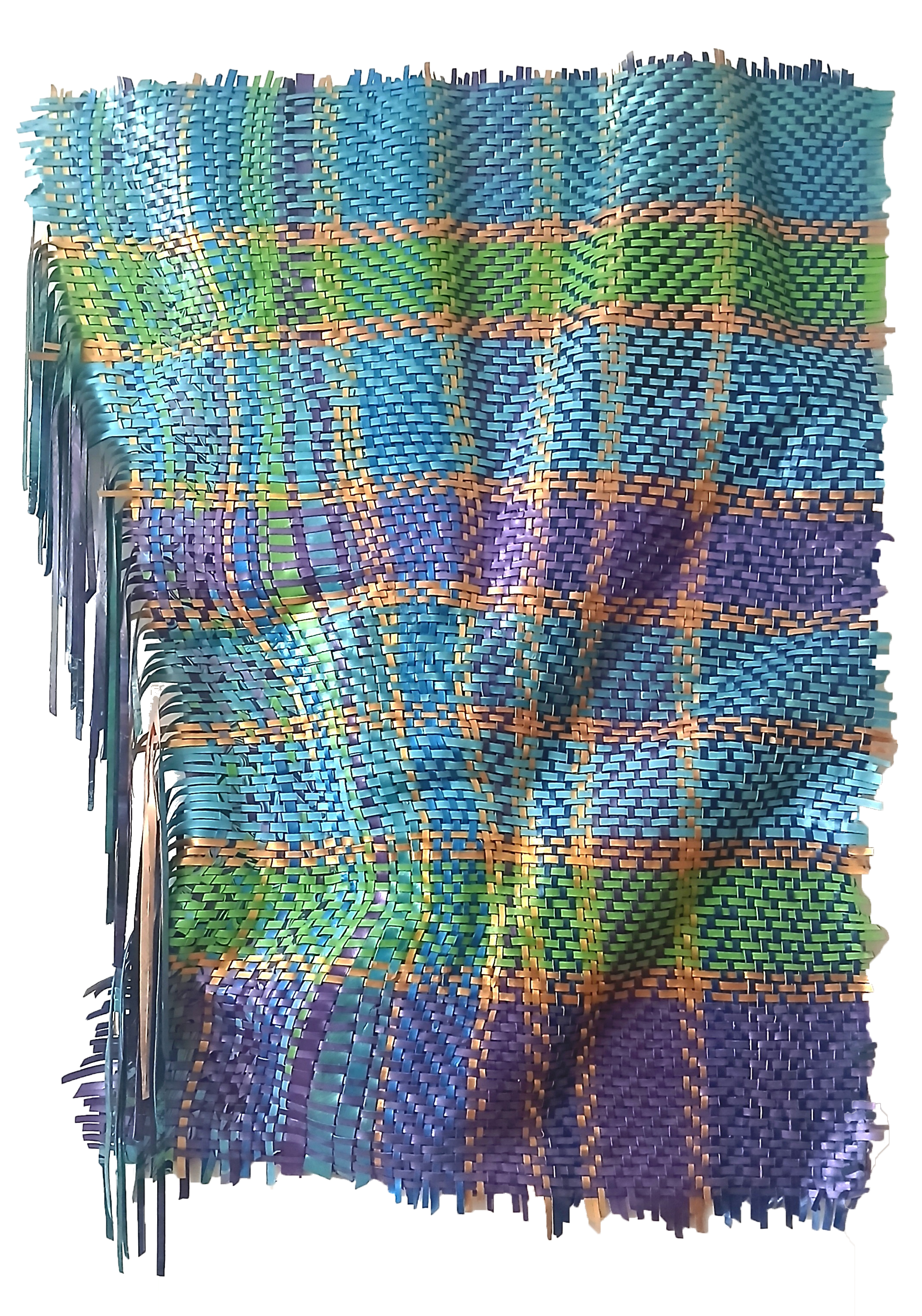 Ripple | Sculptural Woven Paint Artwork