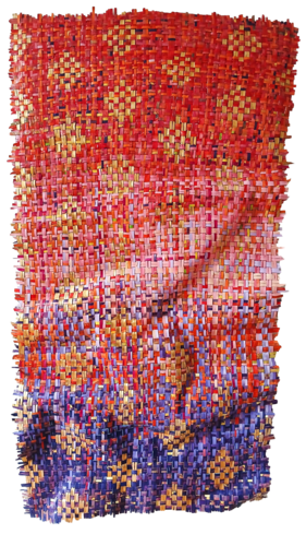 Losing Touch | Sculptural woven paint artwork by Julee Latimer, Painting for Sale on Select