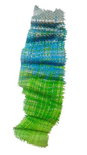 Cascade 2 | Sculptural Woven Paint Artwork by Julee Latimer, Sculpture for Sale on Select