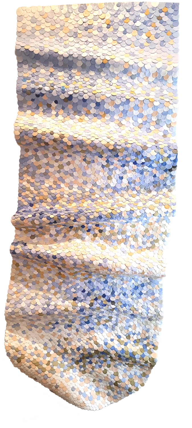 Stoned | Contemporary Wall Sculpture Julee Latimer Original painting for sale
