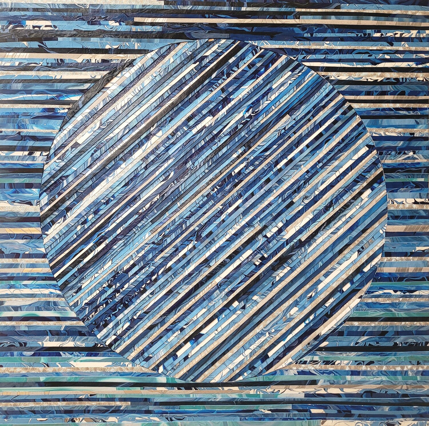 Blue Moon Julee Latimer Original painting for sale