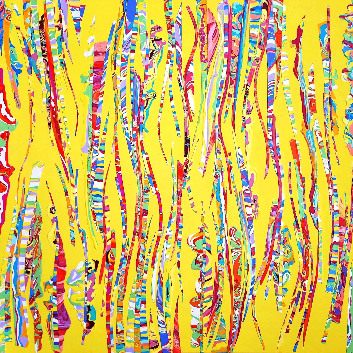 Razzle Dazzle Julee Latimer Original painting for sale